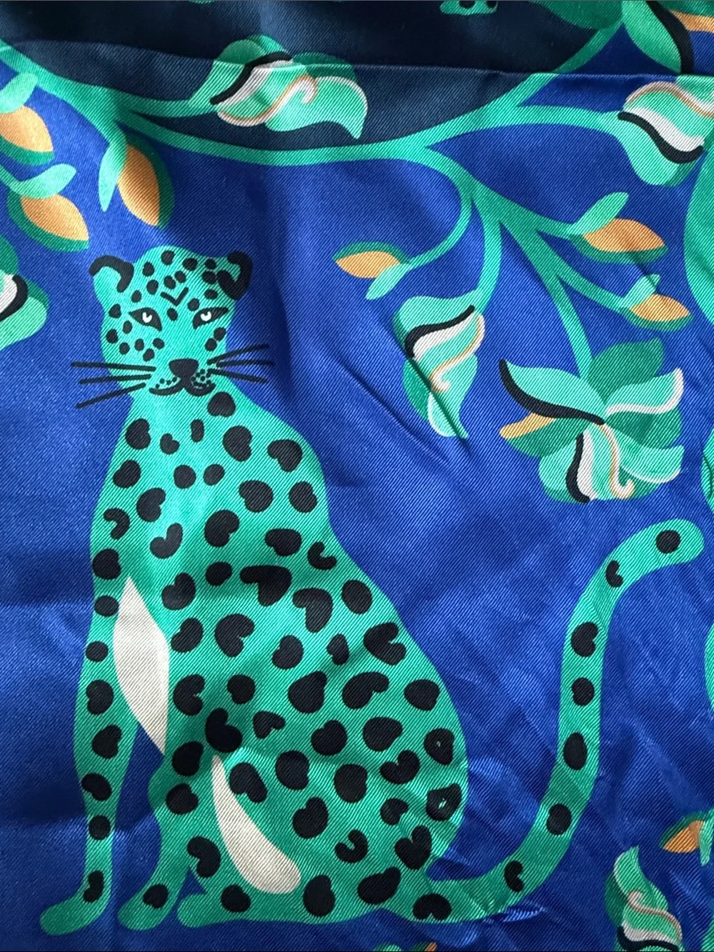 Jessie Zhao Double-sided Silk Scarf